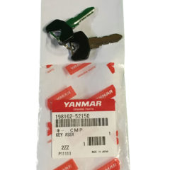 Yanmar 198162-52150 Ignition Keys SX3100, LX410, LX4100, YT235, YT347