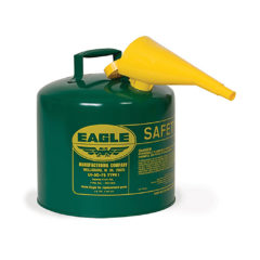 FUEL CAN, COMBUSTIBLE, 5GAL, GREEN, METAL – Oregon UI-50-FSG