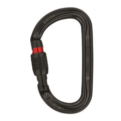 Petzl M34A SLN AM’D Carabiner Screw Lock, Black
