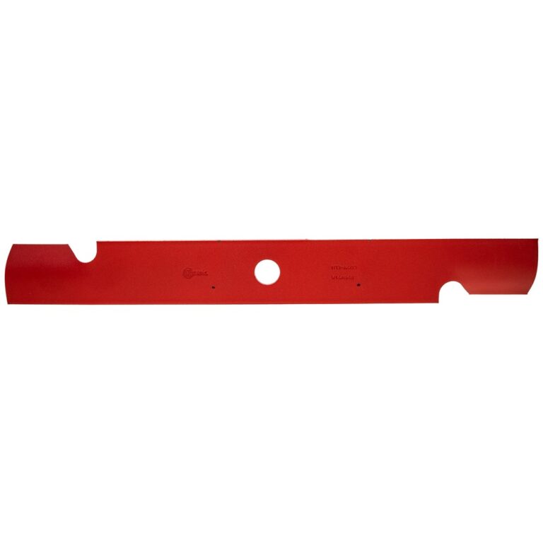 Exmark OEM 103-6403-S Single Blade Notched 20.5" with 15/16" Arbor, Red - Image 4