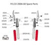 Felco Hand Pruner Replacement Blade (200/3) - Spare Cutting Blade for Garden Pruning Bypass Loppers (Single Pack) - Image 2