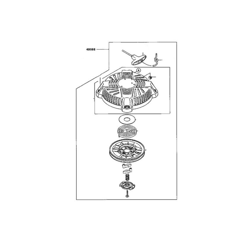 Kawasaki 49088-7027 STARTER-RECOIL