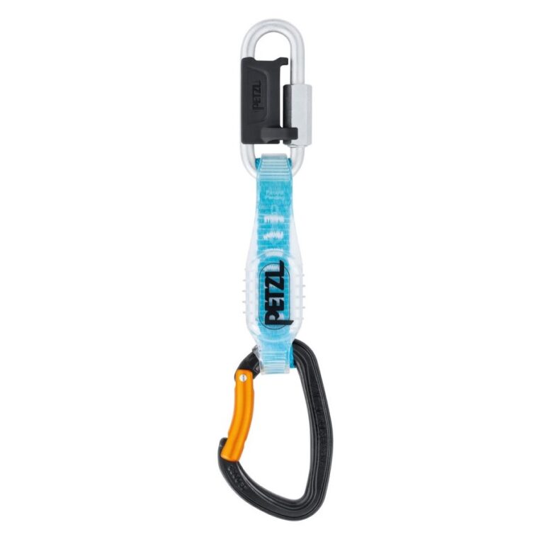 Petzl M060EA00 DJINN Steel Axess, quickdraw, 12 cm, ben